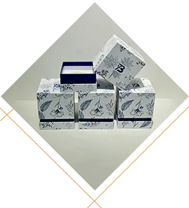 लिड्स के साथ उपहार बक्से