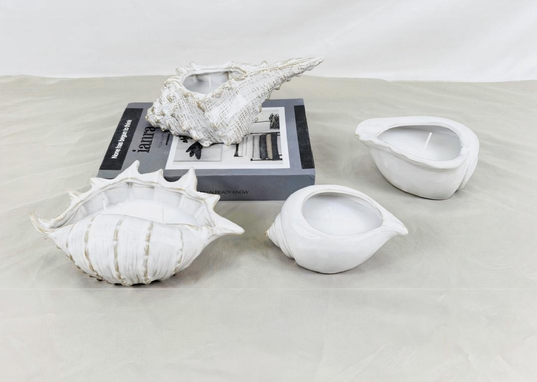 मोमबत्ती धारक कई रूपों में आते हैं। क्या आपने कभी किसी को समुद्री सीप के आकार का देखा है?