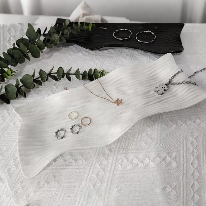 सिरेमिक लक्जरी विंटेज गहने ट्रे