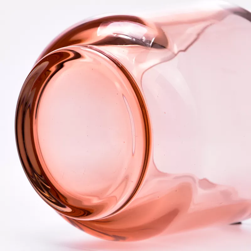 रंगीन कांच मोमबत्ती धारक