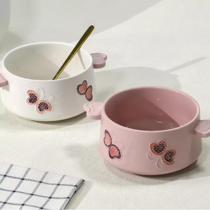 डिशवॉशर सुरक्षित हाथ से पेंटेड सिरेमिक बाउल