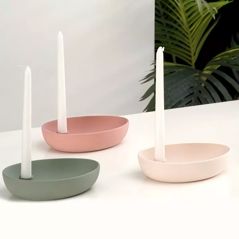 आधुनिक अंडाकार सिरेमिक मोमबत्ती धारक आधुनिक अंडाकार सिरेमिक मोमबत्ती धारक